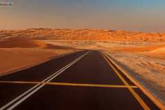 Anfahrt Moreeb-Düne, Rub al Khali Wüste